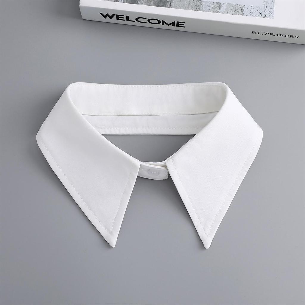 Korean Chiffon Versatile Women's Black & White Fake Shirt Collar Accessory