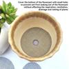 50PCS/Set Plastic Flower Pot Hole Mesh Pad Prevent Soil Loss Breathable Bonsai Drainage Screens Round Flower Pot Bottom Mat