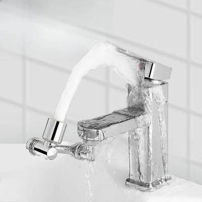 Tap Splash-proof Bubbler Faucet Filter Nozzle Tap Saving Water Extender 1440°Kitchen Scalable Metal Faucet Aerator Bathroom New