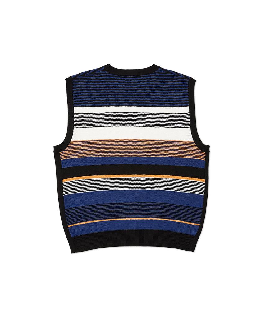 Stco Round Knit Vest Blue (Oversized)_Skvua03Oml