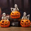 Glowing Design Ghost Festival Decoration Creative LED Pumpkin Skull Light  Halloween Party