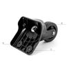 Heavy-Duty Replacement Luggage Wheels 360-Degree Rotation 4x Durable for Repair Black