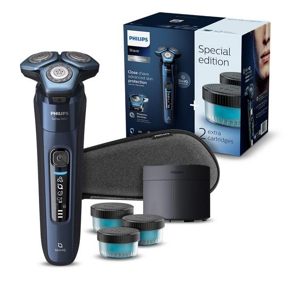 

Электробритва Philips SkinIQ серии 7000, S7782/65, темно-синий