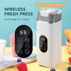 Portable 12 Blade Juicer USB Rechargeable Juicer 420ML Fruit Automatic Smoothie Blender 2 In 1 Blender Bottle Kitchen Tool