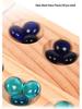 Pine Wood Gemstone Mancala Board: Educational Toy for Spatial Thinking