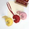 Cross-border Simulated Leather Leather Handmade Croissant Bag Buckle Pendant Pendant Handmade Bag Pendant Factory Wholesale