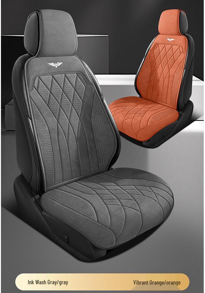 Universal Suede Car Seat Cushion for All Seasons - Fits SUVs, Sedans, and Pickup Trucks