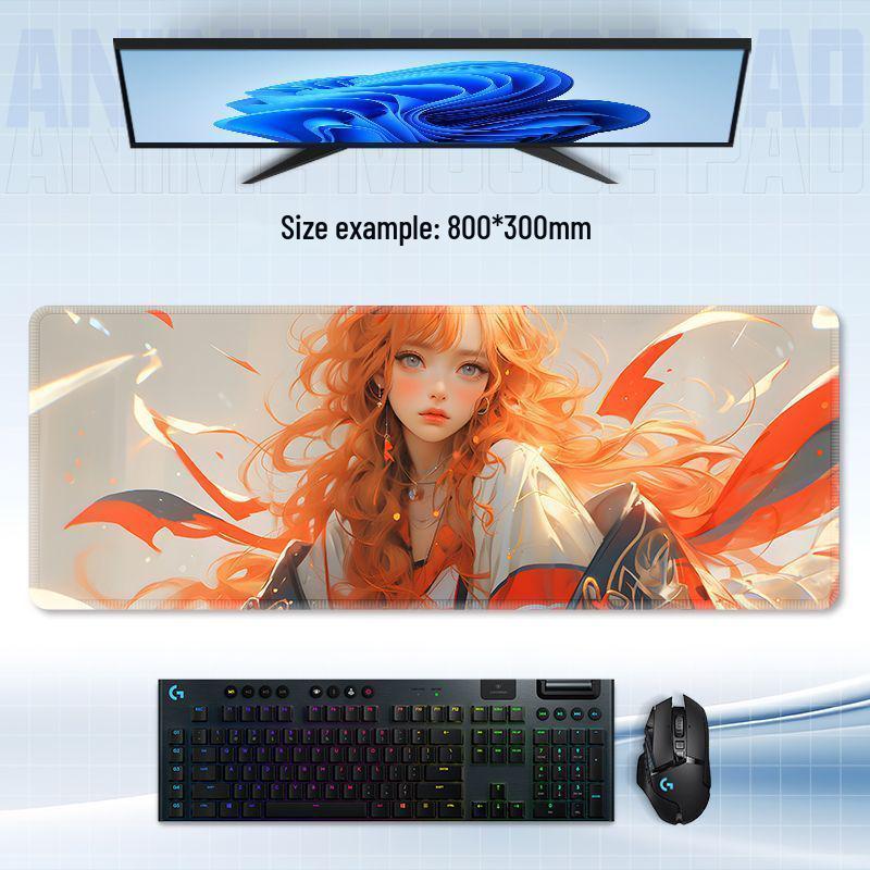 Extra Large Washable Mouse Pad: Stain-Resistant, Sweat-Proof Desk Mat for Dorm, Office, and Esports