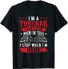NEW Don't Stop When Tired Funny Trucker Gift Truck Driver T-Shirt - MADE IN USA