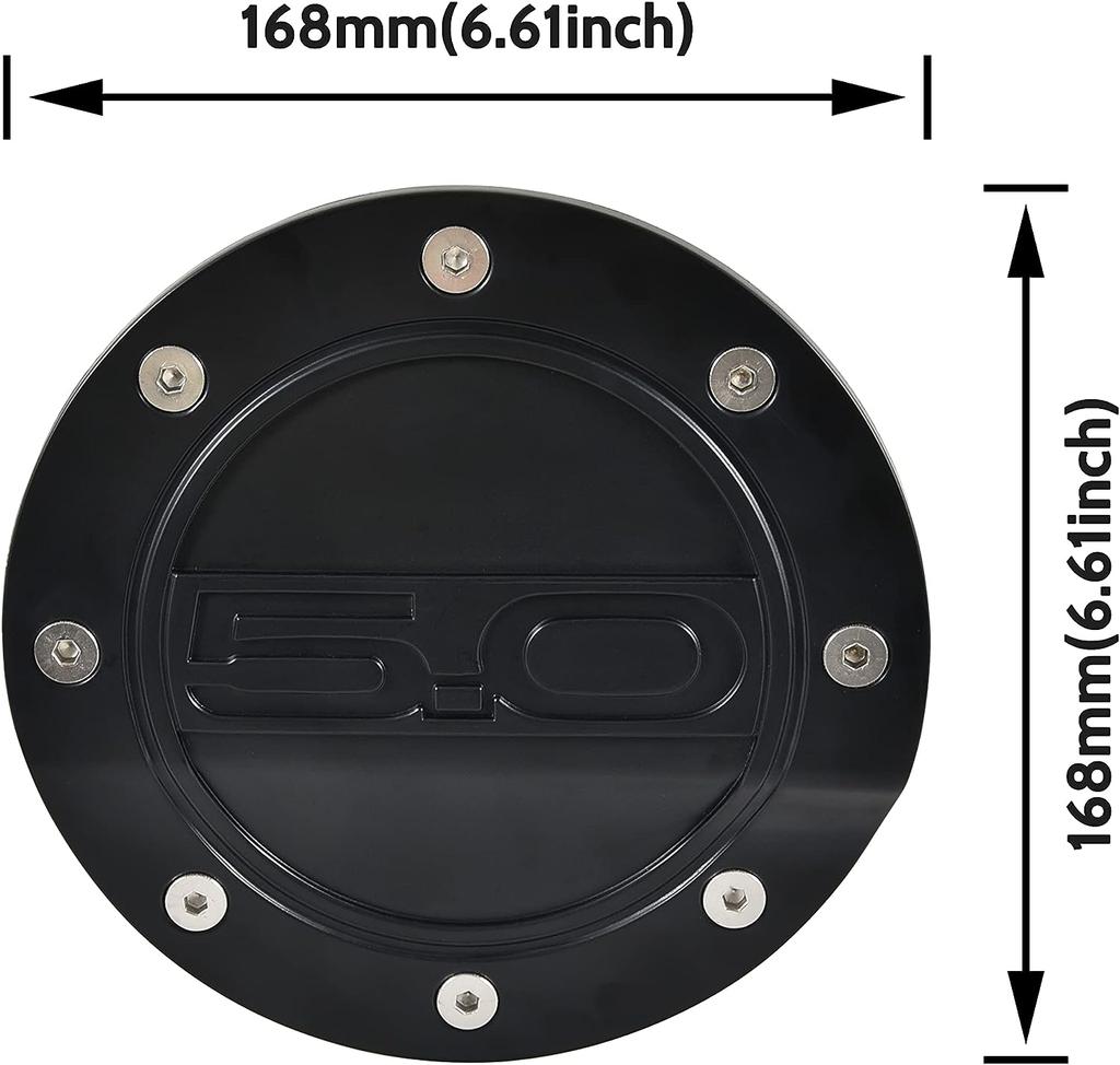 Fuel Tank Cap Gas Box Cover For Ford Mustang GT 5.0 2015 2016 2017 2018 Car Styling Accessories