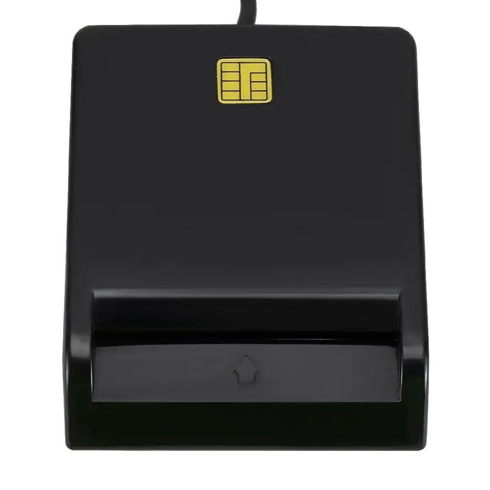 Bankkort IC/ID EMV Smartkortläsare Kortklonare Kontakt för Windows 7 8 10 Linux OS