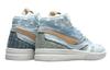 Li Ning Deluxe Hi Slip Resistant Coverage Lightweight High Top Vintage Basketball Shoes Women's Mist Blue AGBR026-3