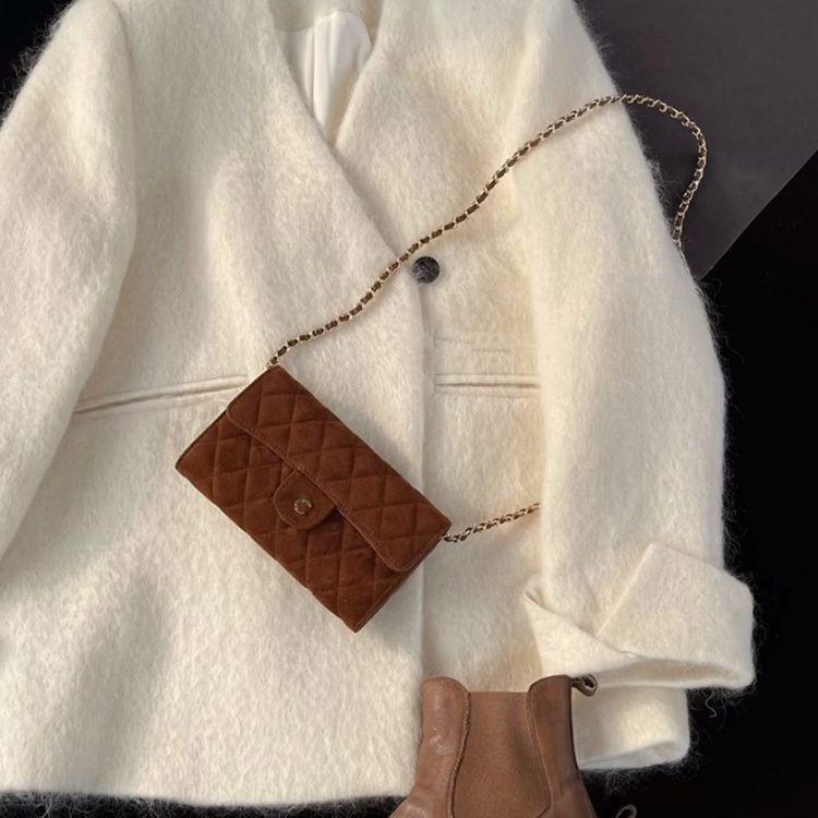 IELGY Chain Bag, Underarm Bag Mini Tote Bag