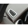 For Mercedes-Benz GLC 2016- Silver ABS Dashboard Upper Air Outlet Vent Trim