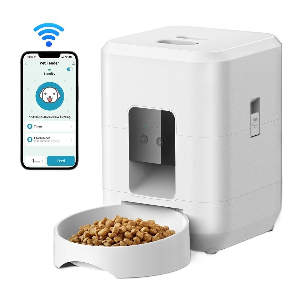 APP Control 2L Smart Cat Feeder Timed Dog Dry Food Dispenser Automatic Dog Feeder  For Cats Dog