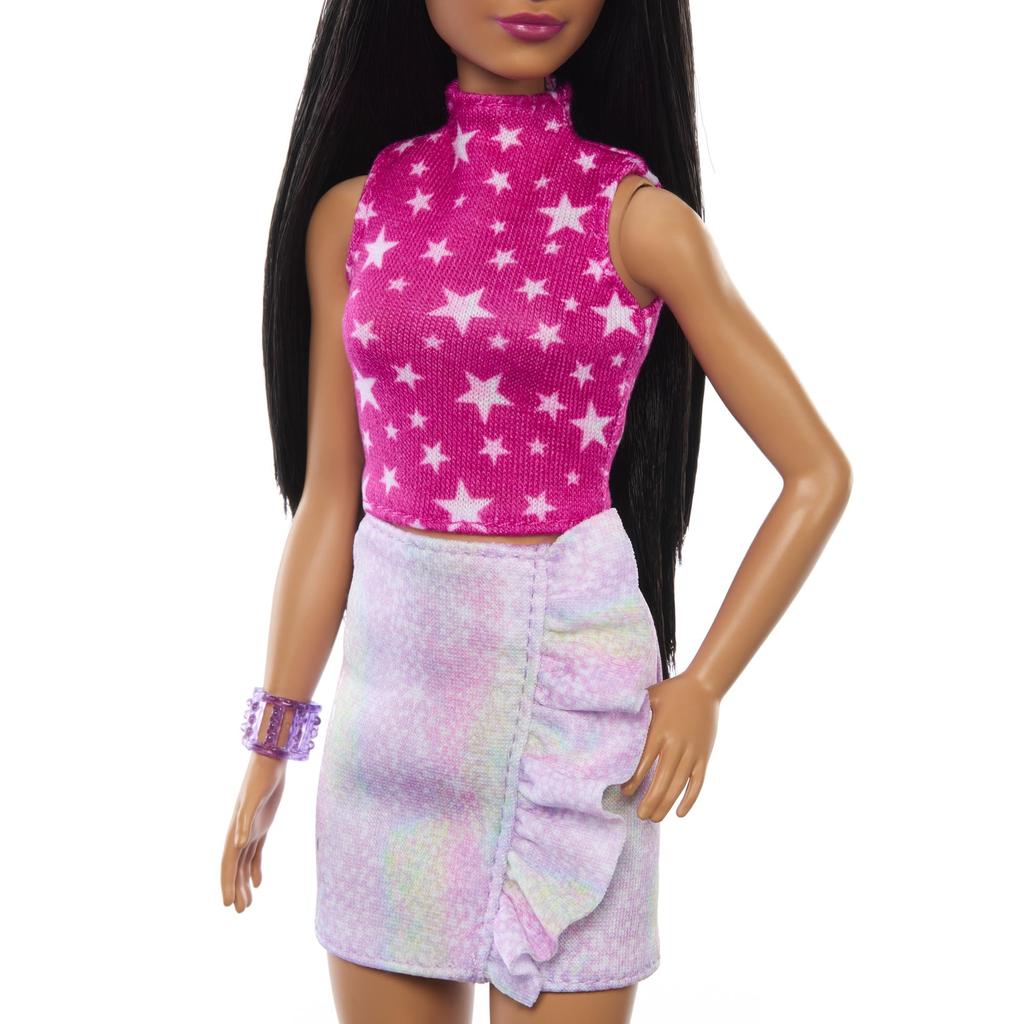 Barbie Fashionista Star Sleeveless Doll House for Ages 3 and HRH13 Dress-Up Up, Pink,