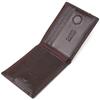 Reliable Male Clip Made of Genuine Grained Leather CANPELLINI Money Clip 21517 Brown