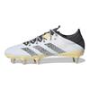 Adidas Kakari Z.0 Durable Non-Slip Professional Low-Top Rugby Shoes Unisex Shoes White Black Yellow FU8159