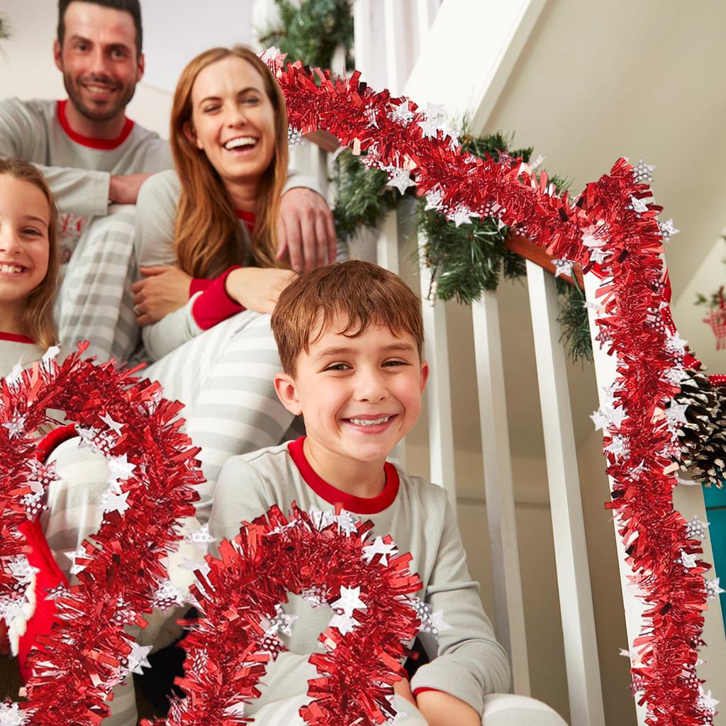 2 Meters Star Art Christmas Colored Strips, Christmas Interior Decoration, Christmas Tree And Holiday Gift Embellishments