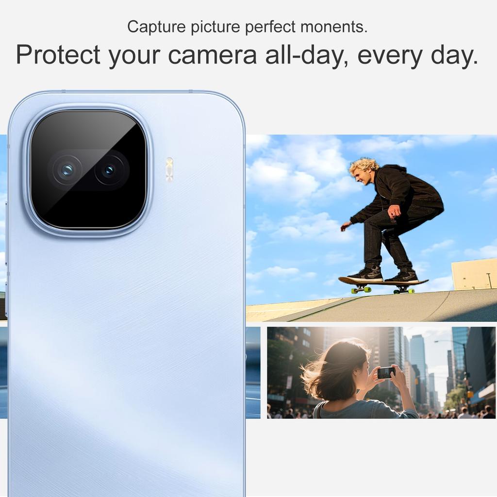 For iQOO Z11 Turbo 5G Glass IMAK High Definition Glass Lens Film Self-positioning Version Black Version