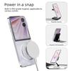 ABEEL For Honor Magic V Flip 2 Magnetic Case Clear PC Anti Scratch Phone Cover