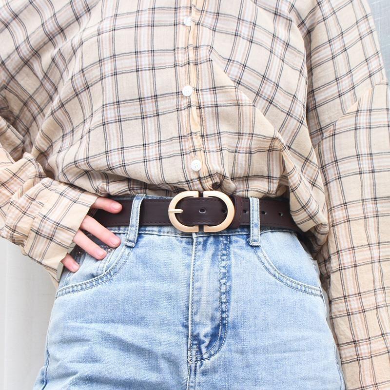 Trendy Korean Style Simplistic Black Pu Belt Perfect For Summer Outfits