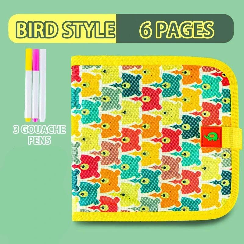 Non-Toxic Baby Painting Drawing Toys Set Black Board With Magic Pen Chalk Painting Coloring Book Funny Toy Painting Blackboard Kid Gifts