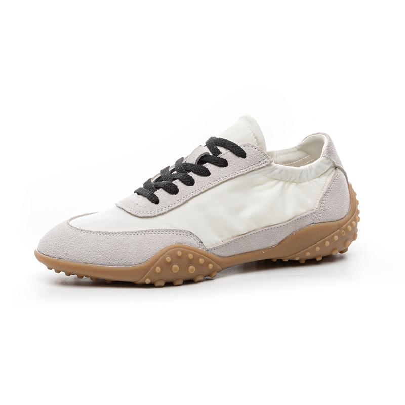 

Fashion AIYUQI Women Sneakers 2025 New Flat Non-slip Women s Moral Training Shoes Large Size Running Skateboarding Shoes For Women 35 бежевий