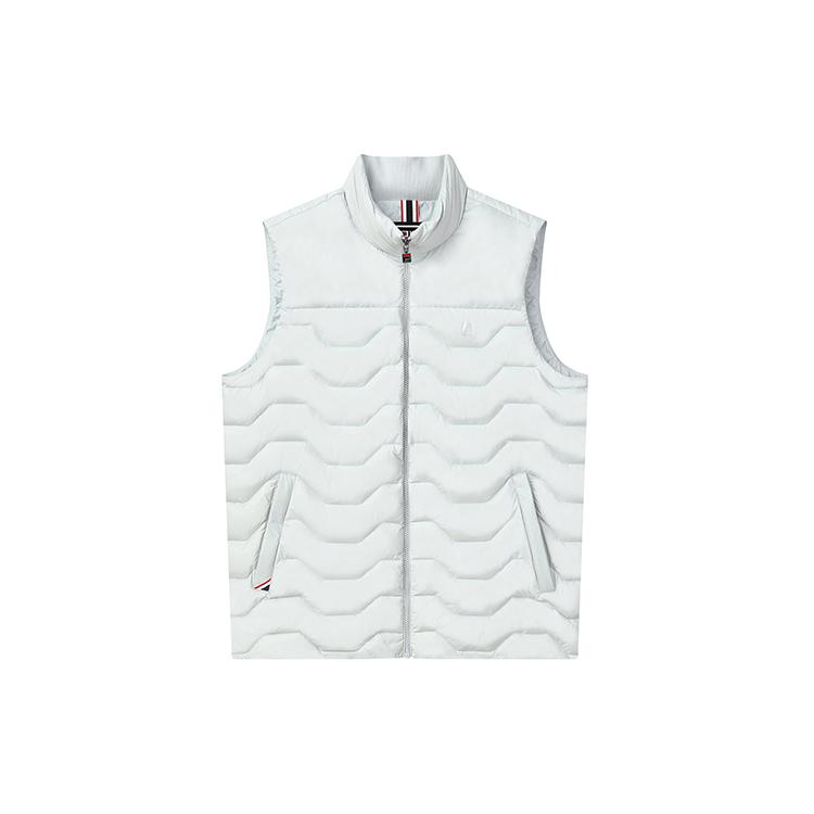 FILA Down Vests Men s Slate Gray Stand Collar Moderate Other F11M141901F-GY L