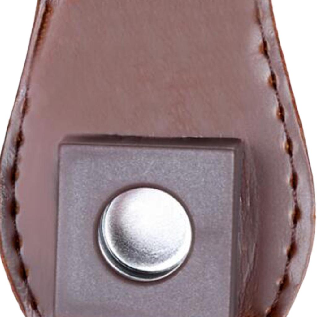 Magnetic Billiard Chalk Holder PU Leather Portable Pool Chalk Case Durable Clip Storage for Cue Chalk and Game Accessories
