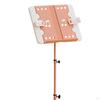 Folding Music Stand for Violin Players, Adjustable Desktop Book Holder Performance