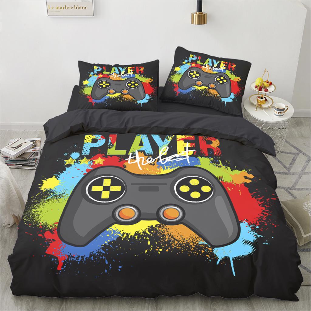 3D Printed Game Series Duvet Cover King Twin Queen Double Size Kit Pillowcase  New Wholesale Colorful Bedspread