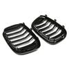 For BMW G01 X3 G02 X4 2018- Front Grille Racing Grills Car Front Kidney Replacement Glossy Black Single Double Grill Grille