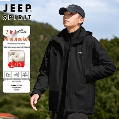 JEEP SPIRIT Men's 3-in-1 Outdoor Jacket
