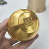 Brass Baifu Cup Rice Jar, Fortune Gathering Jar Living Room Study Copper Ornamen