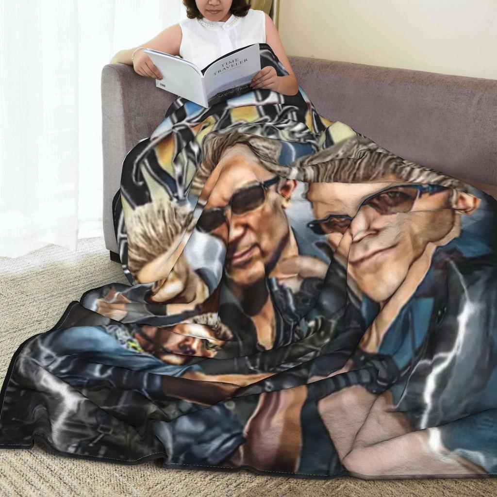 Pătură Bootleg Albert Wesker Pătură Caldă din Flanel Moale pentru Sofă pentru Casă Dormitor Exterior Pături Cuvertură Plapumă