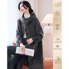 Fleeting Years Women's Elegant Hooded Mid-Length Wool Blend Coat Y145042N2