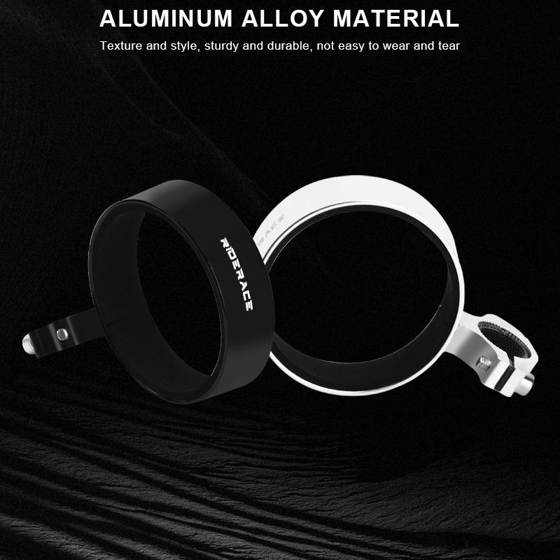 Suporte para garrafa de bicicleta RIDERACE Suporte para copo de café Suporte para guidão de bicicleta Suporte de liga de alumínio Retro para ciclismo Suporte para copo de chá