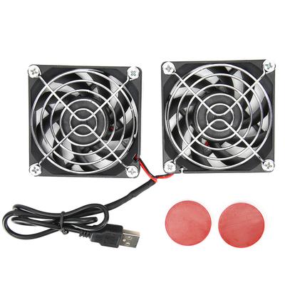 5V USB Stromversorgung Kühlung Dual-Lüfter Router Wärmeableitung Kühler für RTAC68U AC86U EX6200 Tengda AC15