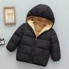 Winter Baby Kids Fleece Jacket for Children Cartoon Coats Autumn Boys Warm Hooded Down Jackets Girls Plush Warm Outerwear