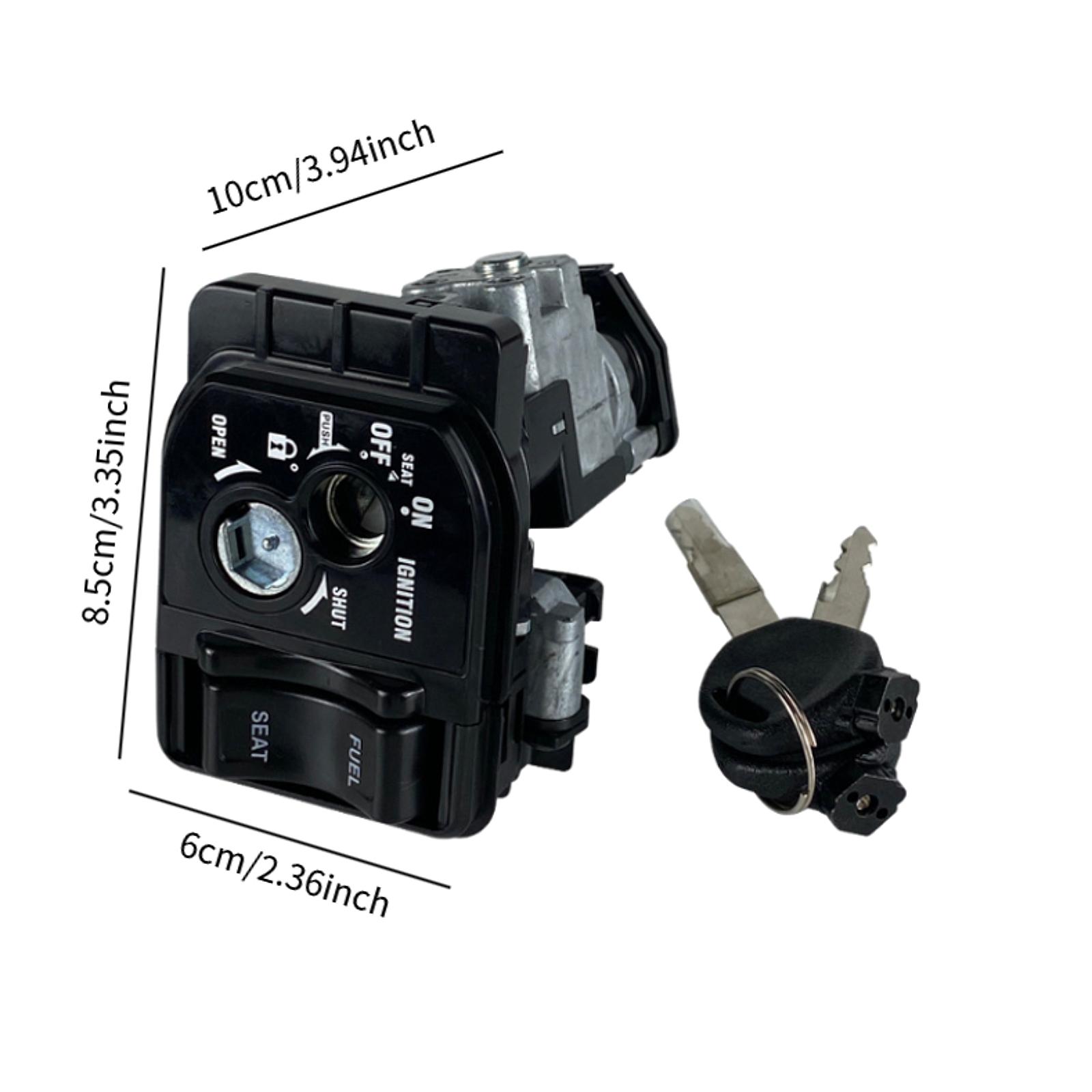 

Motorcycle Ignition Switch Lock Durable Metal Replacement Key Set for Enhanced Safety and Starter Role on Motorbikes 1 set