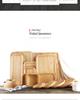 Japanese-Style Solid Wood Rectangular Tea and Cake Tray