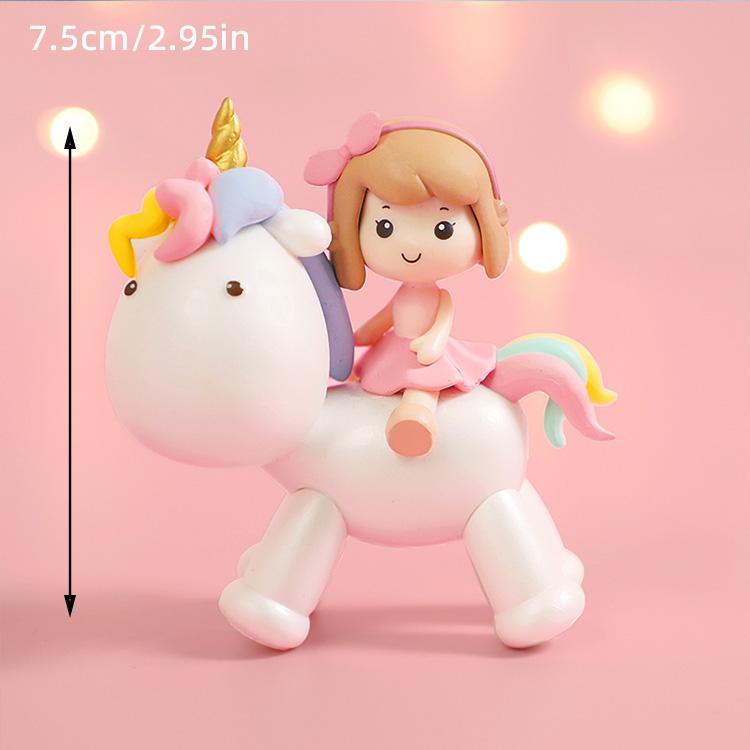 Rainbow Cake Topper Unicorn Birthday Party Decoration Kids Toddlers Birthday Party Happy Birthday Colorfu Rainbow Theme Supplies