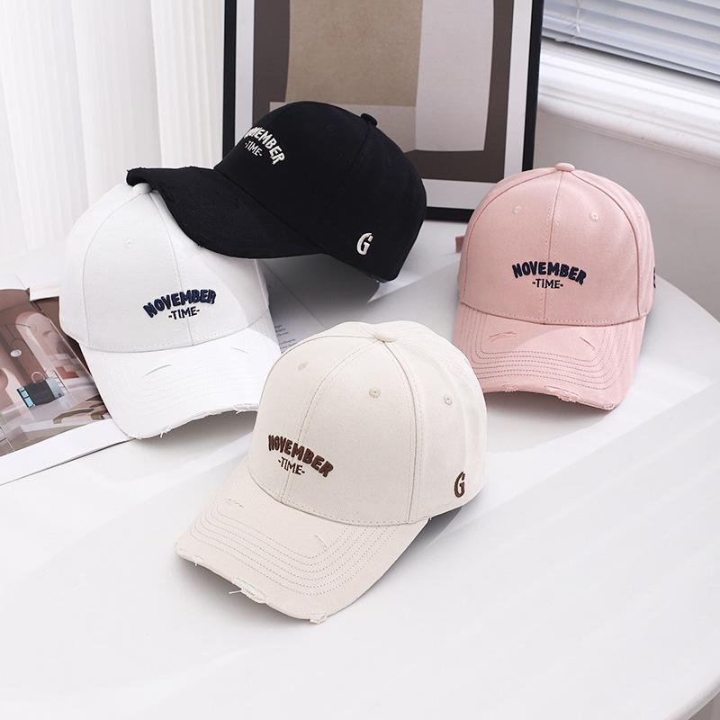 Baseball Cap Korean Version of Spring and Autumn Women's New Hard Top Fashion Men's Baseball Cap Versatile Casual Outdoor Hat Sunshade Summer