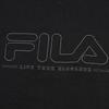 FILA Original Fashion Classic Simple Retro Sports Casual Embroidered Logo Versatile Comfortable Loose Knit Hoodie Unisex hoodies Black F61U619201FBK