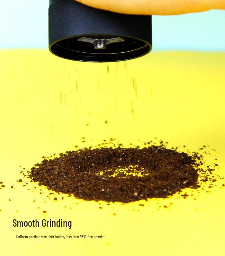 Compact Hand Crank Coffee Bean Grinder - Portable Manual Coffee Tool for Home