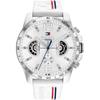 Tucker White Dial White Silicone Strap Men's Quartz Watch 1710676