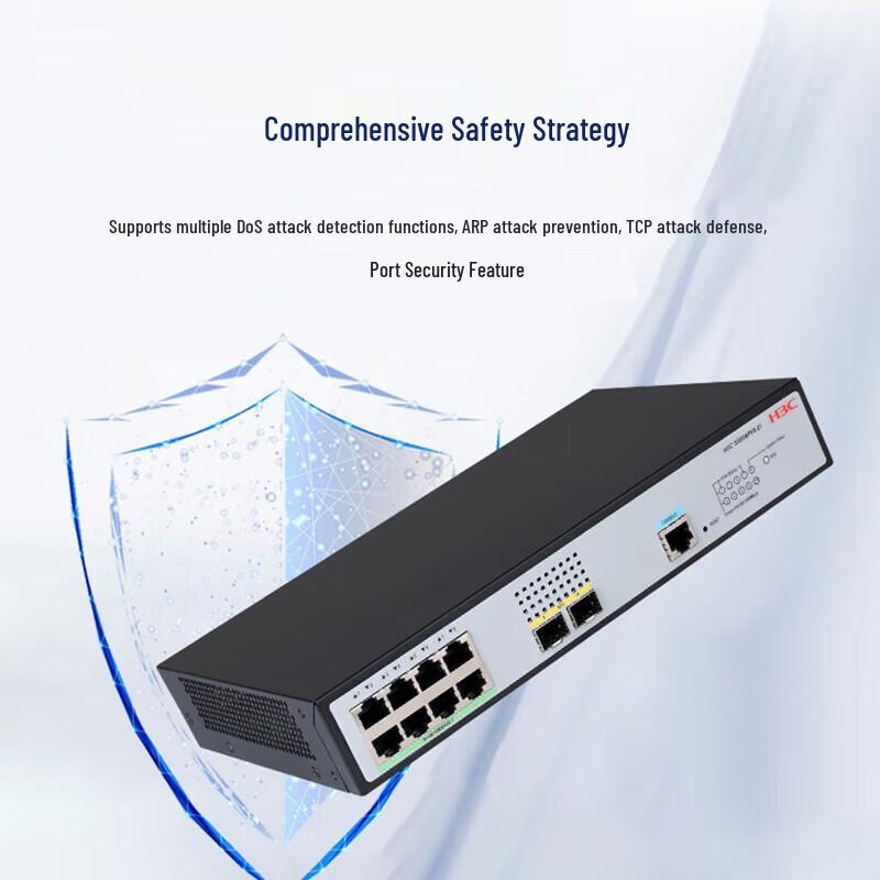 

H3C S5008PV6-EI 8-Port Gigabit Managed Layer 2 Switch