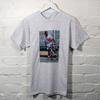 Actual Fact Asap Rocky Bike Printed Ash Grey T-Shirt A$Ap Hip Hop