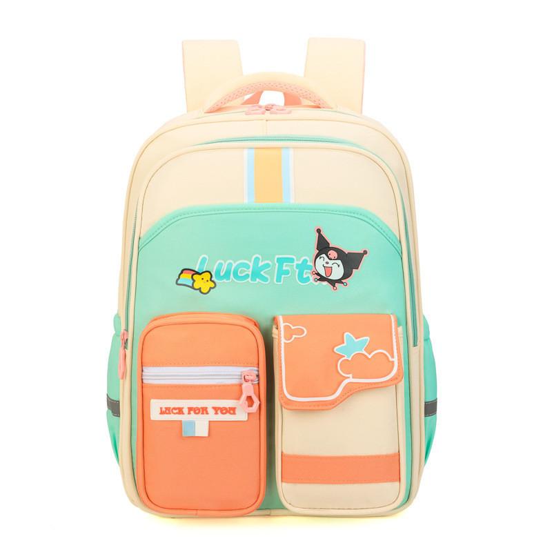 Adorable Multicolor Casual Backpack For Boys And Girls With Large Capacity For School Use